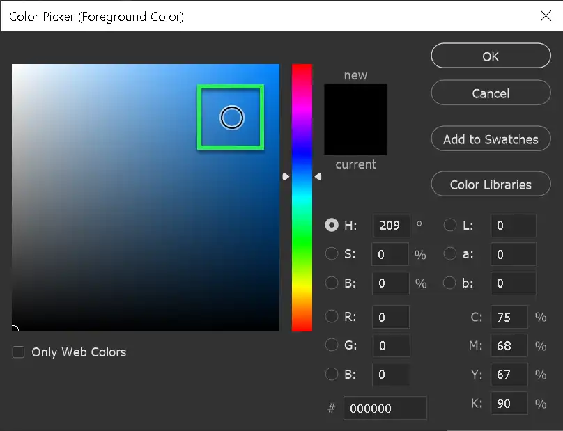foreground and background colors tutorial