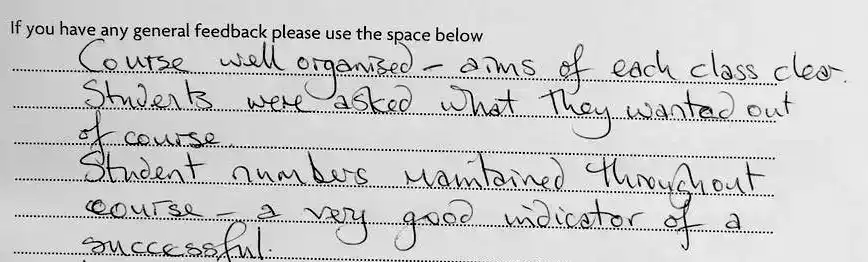 Photoshop Lessons Student Feedback and Testimonial