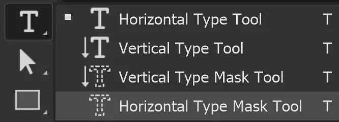 Photoshop horizontal type mask tool Tutorial