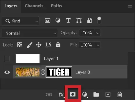 Photoshop horizontal type mask tool Tutorial