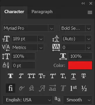 Photoshop Vertical Type Tool Tutorial