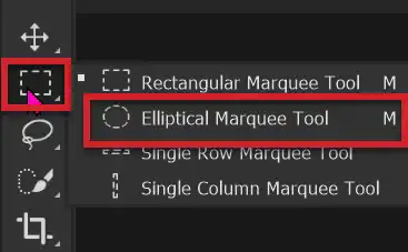 Photoshop Transform Elliptical Selection of Wheel Tutorial
