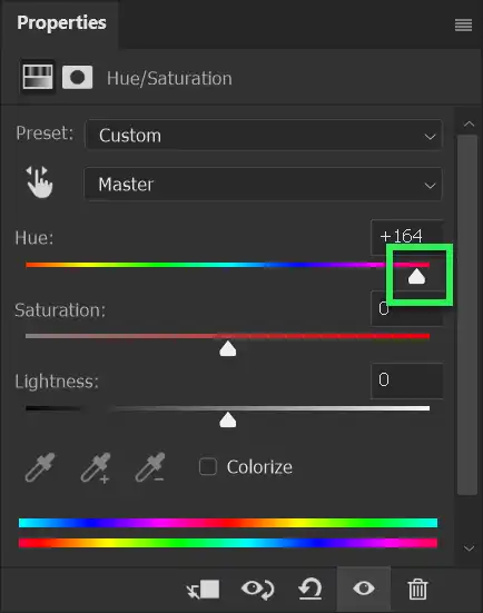 Replace color hue Adjustment Layer in Photoshop tutorial