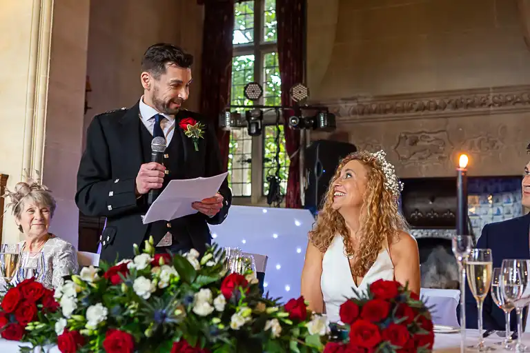 Wedding photography at Fanhams Hall in October, Ware