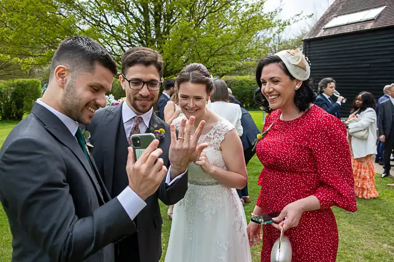 Wedding photography at Henry Moore Studio, Much Hadham