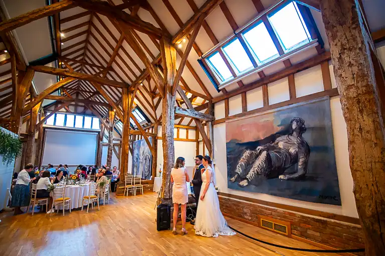 Wedding photography at Henry Moore Studio, Much Hadham