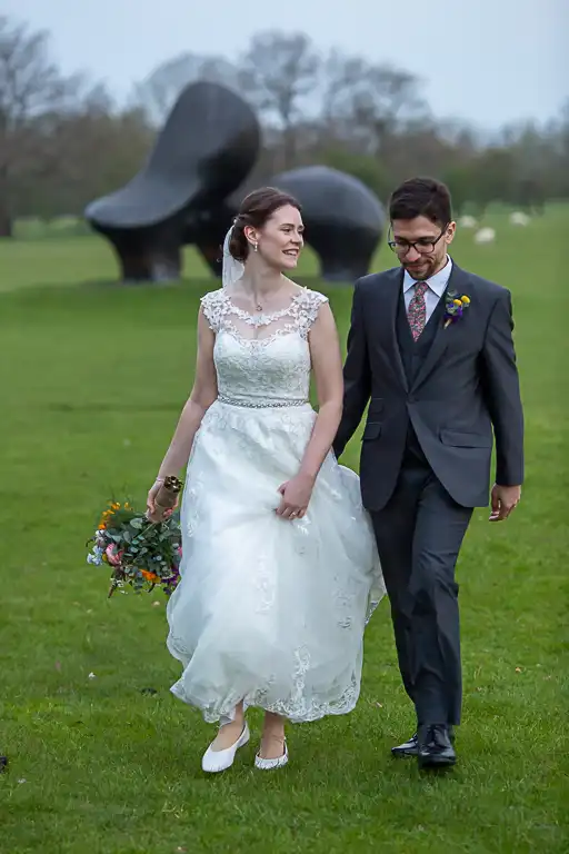 Wedding photography at Henry Moore Studio, Much Hadham