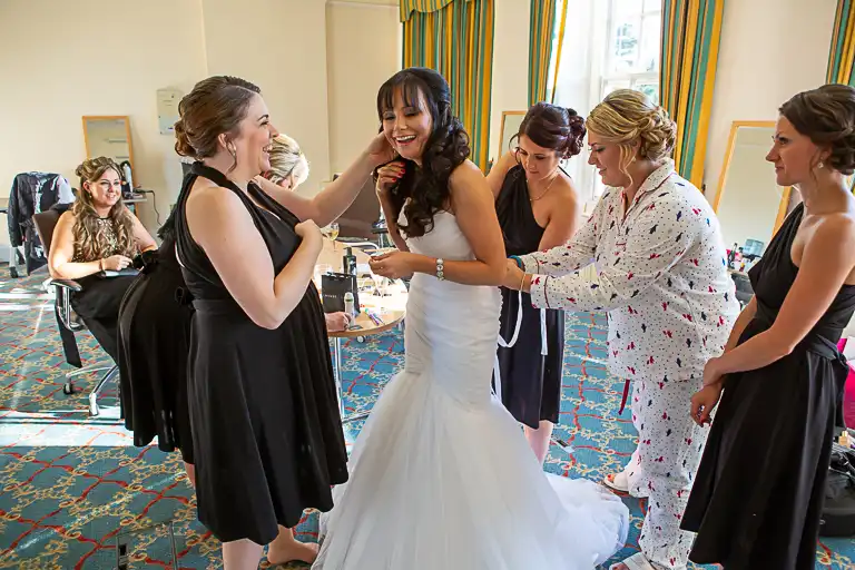 Wedding photography at Hunton Park