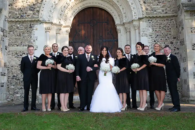 Wedding photography at Hunton Park