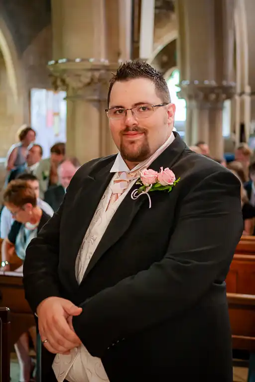 Wedding photography at Towcester Racecourse