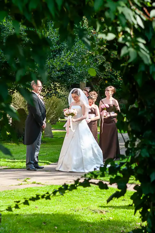 Wedding photography at Towcester Racecourse