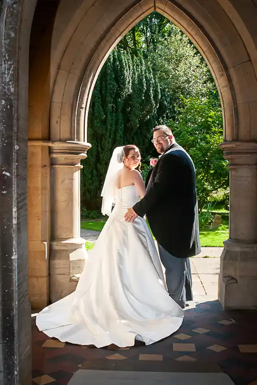 Wedding photography at Towcester Racecourse