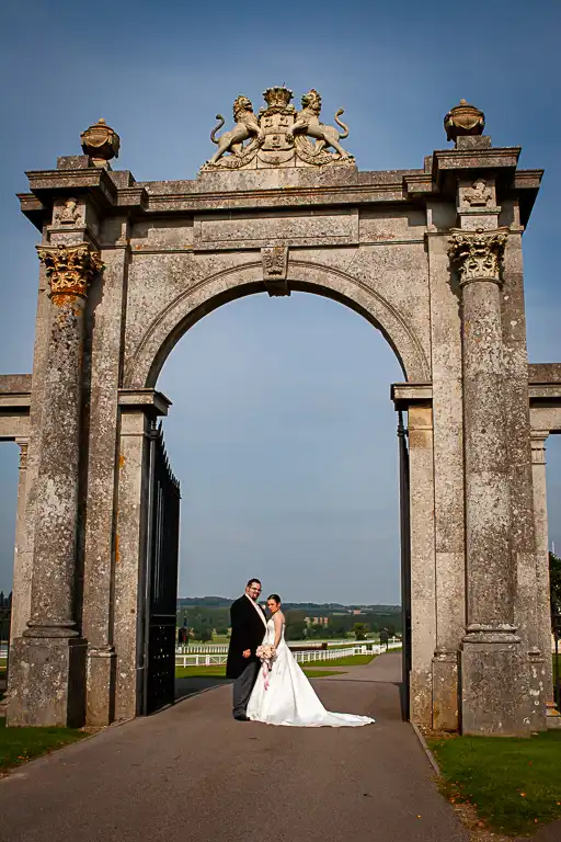 Wedding photography at Towcester Racecourse