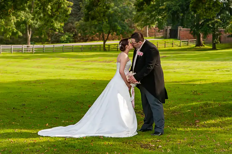 Wedding photography at Towcester Racecourse